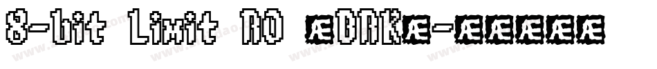 8-bit Limit RO (BRK)字体转换